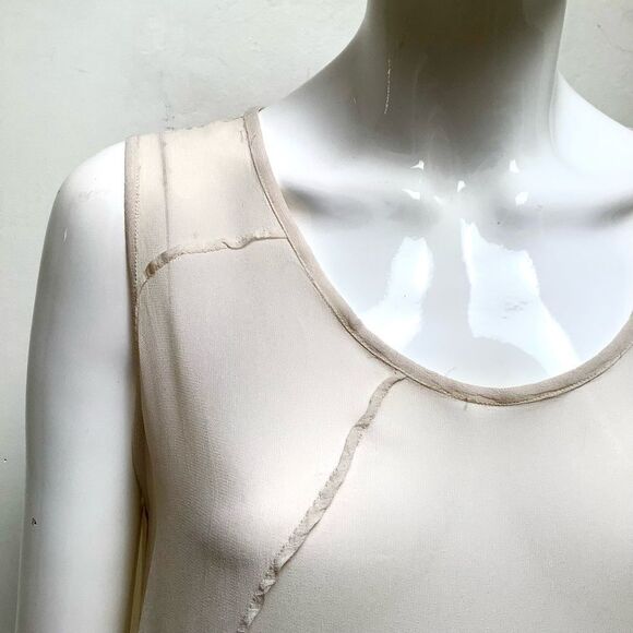 Sheer Sheath Silk Rayon Mini Skirt Medium - Picture 6 of 6